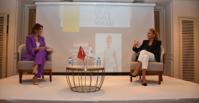 “Zirveden Gelen Topuk Sesleri”nin konuğu Arzu Sabancı oldu