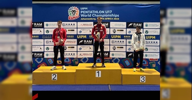 Osmangazili milli pentatlet Arda Meriç’ten dünya ikinciliği