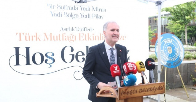 Bursa’da Türk Mutfağı Haftası kutlamaları İnegöl’den başladı