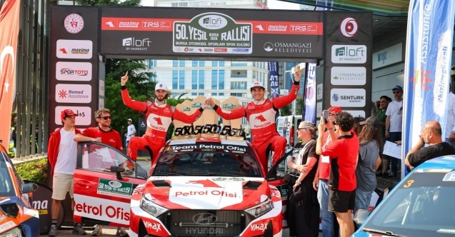 Osmangazi’de 50. Yeşil Bursa Rallisi nefes kesti